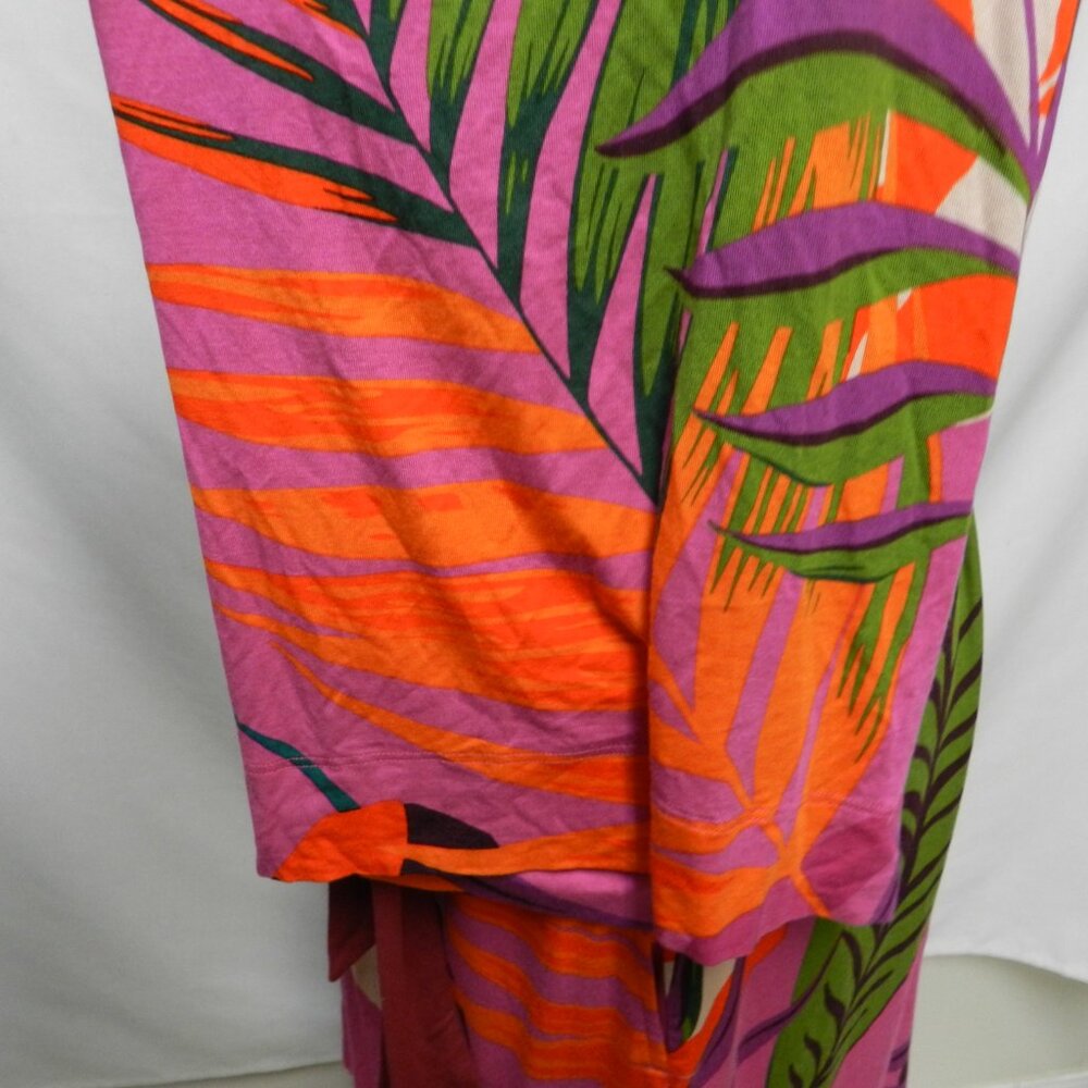 SOMA Cool Nights Rayon Robe Pockets Colorful Size Sz Small Medium Sm Md S M - Picture 5 of 16